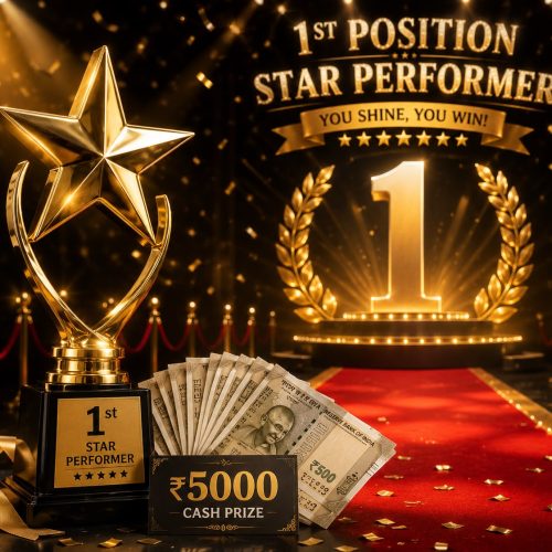 🥇 1st Position – Star Performer
